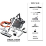 Paquete Aspiradora Vertical Bissell Commercial BGU8000 3.6 kg con Aspiradora Portátil Hoover Commercial PORTAPOWER 120V