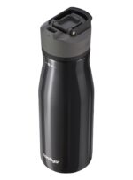 Termo Botella de Agua Contigo Cortland Chill 2.0 Acero Inoxidable Al Vacío Antiderrames Autoseal 32 oz 946 ml Negro Rega