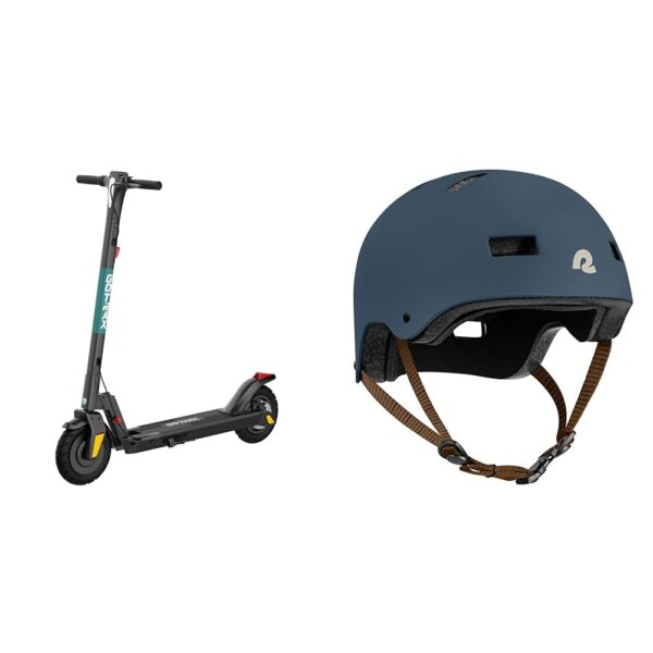 Gotrax XR Elite MAX Scooter eléctrico - Neumáticos de 10 pulgadas, alcance máximo de 20 millas y casco Retrospec Dakota