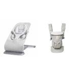 Ergobaby Evolve - Portabebés 3 en 1, ajustable multiposición, se adapta a recién nacidos a niños pequeños, gris claro y