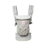 Ergobaby Evolve - Portabebés 3 en 1, ajustable multiposición, se adapta a recién nacidos a niños pequeños, gris claro y