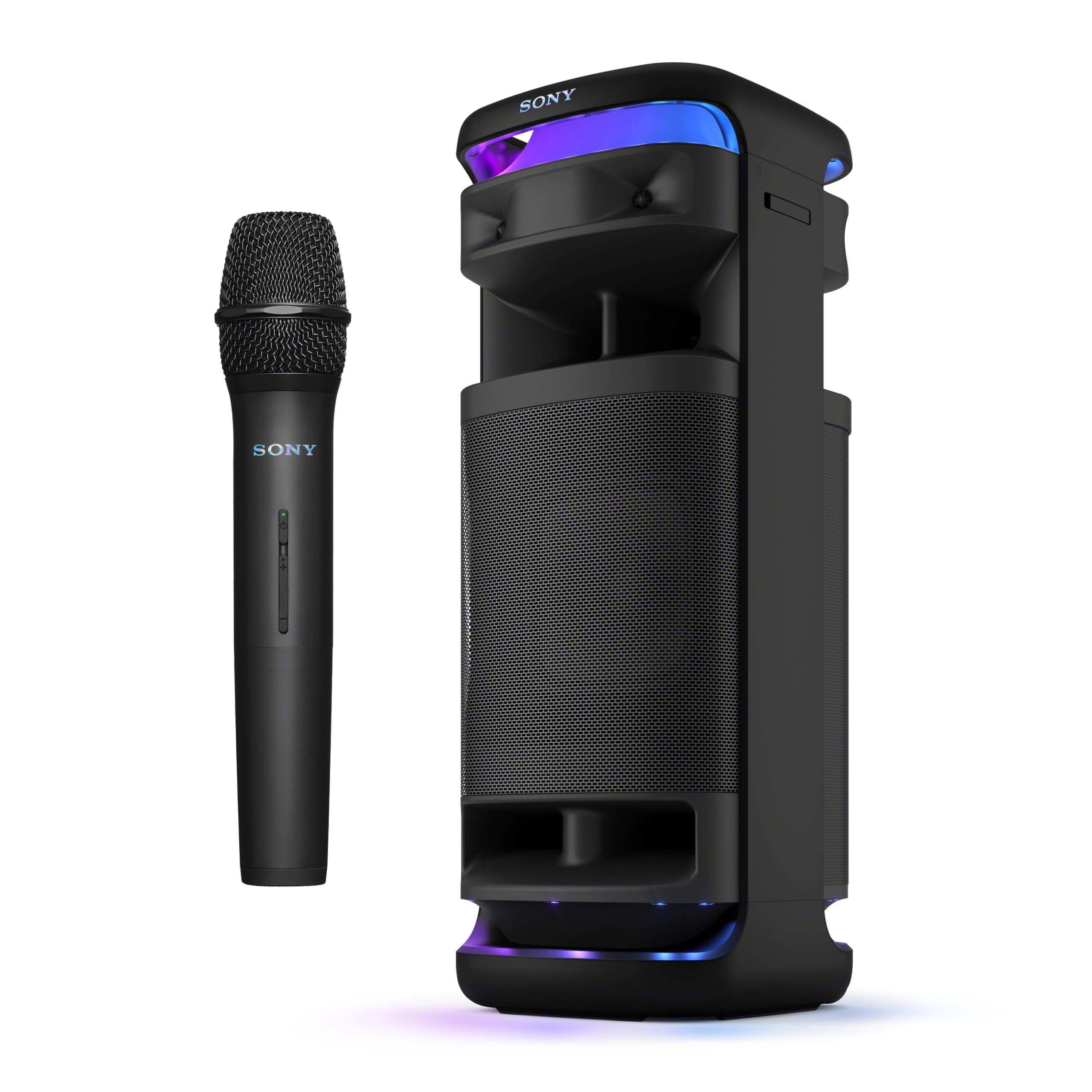 Sony ULT Tower 10 Altavoz Bluetooth Inalámbrico para Karaoke de Fiesta con Bajo Potente, Sonido 360° y Luces de Fiesta,
