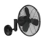 Ventilador de Pared Oscilante Craftmade Bellows IV BW414FB3 14" Interior/Exterior con Control CM-8W