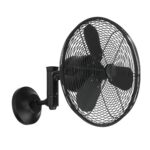 Ventilador de Pared Oscilante Craftmade Bellows IV BW414FB3 14" Interior/Exterior con Control CM-8W