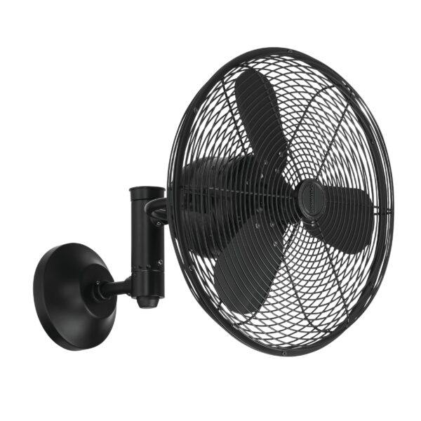 Ventilador de Pared Oscilante Craftmade Bellows IV BW414FB3 14" Interior/Exterior con Control CM-8W