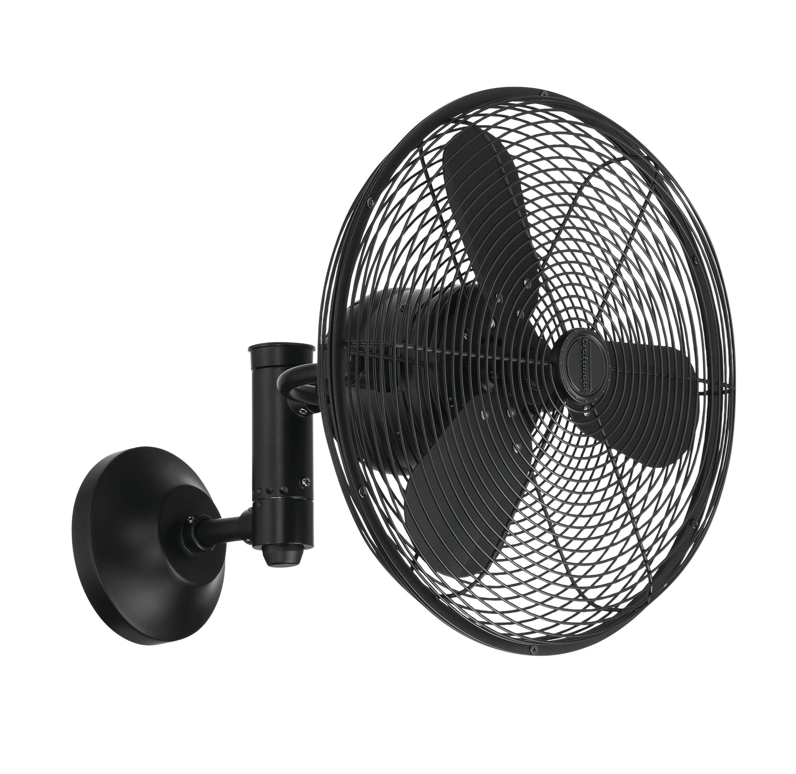 Version 1.0.0 Ventilador de Pared Oscilante Craftmade Bellows IV BW414FB3 14" Interior/Exterior con Control CM-8W
