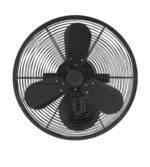 Ventilador de Pared Oscilante Craftmade Bellows IV BW414FB3 14" Interior/Exterior con Control CM-8W