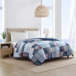 Edredon Nautica Revman International USHSGR1286817 acolchado suave decoracion hogar Stony Point Blue King