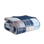 Edredon Nautica Revman International USHSGR1286817 acolchado suave decoracion hogar Stony Point Blue King