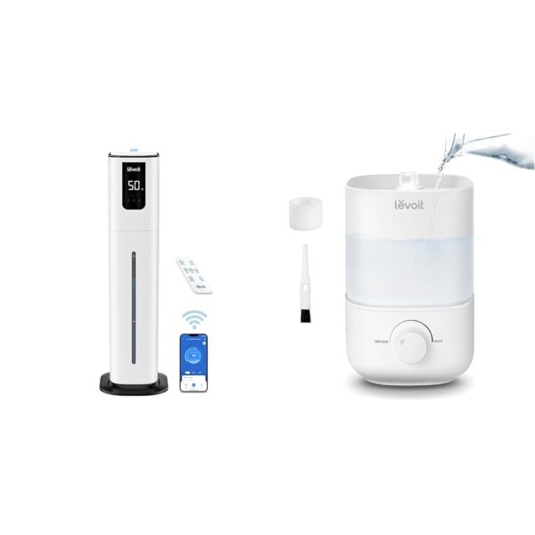 Humidificador ultrasónico inteligente LEVOIT OasisMist 1000S tanque 10L llenado superior habitación grande hasta 600 pie