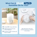 Humidificador ultrasónico inteligente LEVOIT OasisMist 1000S tanque 10L llenado superior habitación grande hasta 600 pie