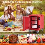 Transportador de alimentos aislado Asypets 2 retención de temperatura diseño apilable anillo de sellado asas de acero in