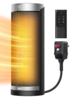 Calentador de espacio portátil Dreo HSH003A 25 pulgadas oscilante 70° 11.5 pies/s para baño e interior