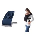Ergobaby Evolve - Portabebés 3 en 1, ajustable multiposición, se adapta a recién nacidos a niños pequeños, azul medianoc