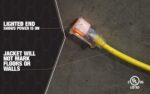 Ventilador de Tambor Metal Inclinacion Alta Velocidad Tornado 24 Pulgadas 8540 CFM y Cable de Extension Southwire 2588SW