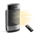 Paquete Calentador Lasko Ellipse Mesa Cerámica CD12950 con Antivolcado y Torre Cerámica Oscilante con Termostato