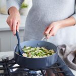 GreenPan Juego de 7 utensilios de cocina de silicona, espumadera, volteadores, espátula, cucharas, batidor, herramientas