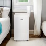 Aire acondicionado portátil Whirlpool WHNP141HAW 14000 BTU con calentador y deshumidificador cobertura 700 pies cuadrado