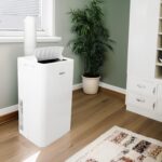 Aire acondicionado portátil Whirlpool WHNP141HAW 14000 BTU con calentador y deshumidificador cobertura 700 pies cuadrado