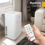 Aire acondicionado portátil Whirlpool WHNP141HAW 14000 BTU con calentador y deshumidificador cobertura 700 pies cuadrado