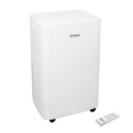 Aire acondicionado portátil Whirlpool WHNP141AW 14000 BTU con deshumidificador enfría hasta 65 metros cuadrados 115V par