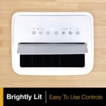 Aire acondicionado portátil Whirlpool WHNP141AW 14000 BTU con deshumidificador enfría hasta 65 metros cuadrados 115V par
