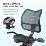 Bicicleta reclinada Sunny Health & Fitness SF-RB424002 asiento acolchado ancho 15 niveles resistencia magnetica aplicaci