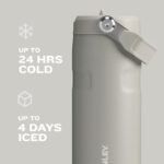 Botella de agua termo Stanley IceFlow Flip Straw 2.0 100000103132 acero inoxidable aislado con popote abatible antiderra