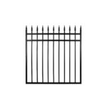 Nuvo Iron Puerta de ojo de tigre (apertura de 48 pulgadas de ancho) 45 pulgadas de ancho x 46 pulgadas de alto, herrajes