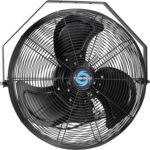 Tornado Paquete 2 Ventiladores Industriales Pared 18 pulgadas IPX4 4150 CFM resistentes al agua montaje múltiple