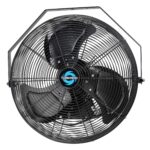 Tornado Paquete 2 Ventiladores Industriales Pared 18 pulgadas IPX4 4150 CFM resistentes al agua montaje múltiple