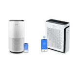Purificador Levoit Core 400S y Vital 100S para habitaciones grandes hasta 1980 y 1110 ft2 WiFi monitor calidad del aire