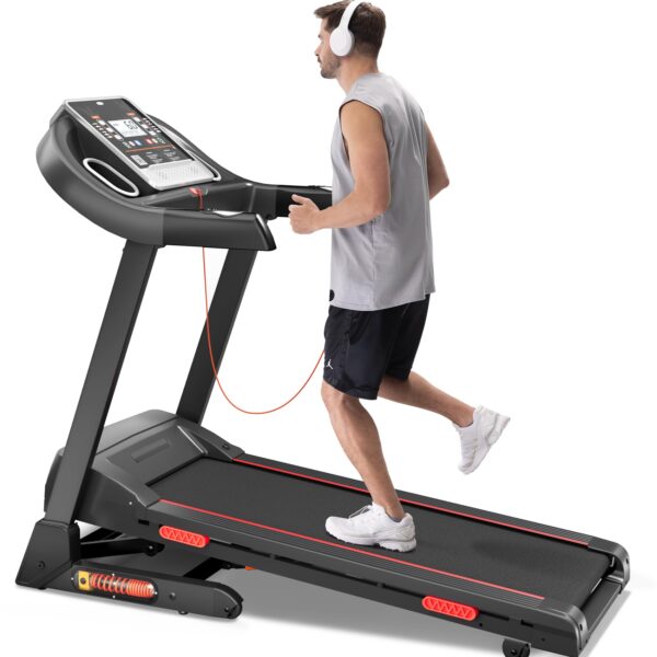 Caminadora Plegable UMAY T Motor 3.0HP 15 Niveles Inclinación Automatica Silenciosa 45dB Capacidad 136kg