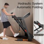 Caminadora Plegable UMAY T Motor 3.0HP 15 Niveles Inclinación Automatica Silenciosa 45dB Capacidad 136kg