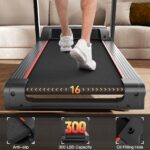 Caminadora Plegable UMAY T Motor 3.0HP 15 Niveles Inclinación Automatica Silenciosa 45dB Capacidad 136kg