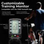 Bicicleta de ventilador Sunny Health Fitness SF-B223018 resistencia al aire HIIT cuerpo completo cardio