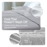 Edredón refrescante Bedtter BedtterCOOL02G-K relleno Sorona Tencel doble cara transpirable tamaño King 106 x 90 pulgadas