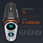 Telémetro láser Bushnell Golf Pro X3+ con velocidad del viento, compensación de pendiente y elementos | Alcance de 1300