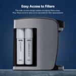 Despachador de agua de mesa sin garrafón Brio CLCTPOU820UVF2 con sistema de filtración de 2 etapas autolimpiante pantall