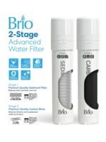 Despachador de agua de mesa sin garrafón Brio CLCTPOU820UVF2 con sistema de filtración de 2 etapas autolimpiante pantall