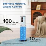 Humidificador Inteligente LEVOIT OasisMist 1000S 10L Niebla Cálida y Fría con Filtro Incluido Llenado Superior