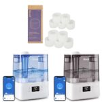 Filtros de repuesto LEVOIT Classic300S para humidificador ultrasónico de llenado superior inteligente