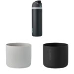 Termo Botella de Agua Owala FreeSip Acero Inoxidable con Funda Protectora de Silicona Antideslizante