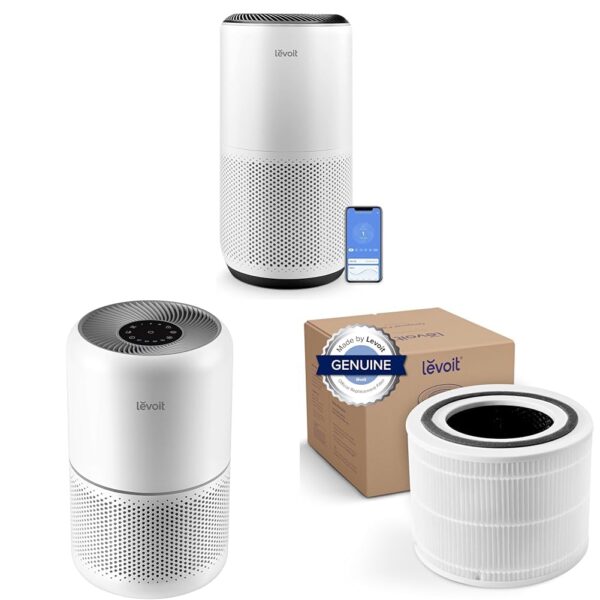 Filtro de repuesto purificador de aire LEVOIT Core300-RF 3 en 1 carbón activado blanco 1 paquete