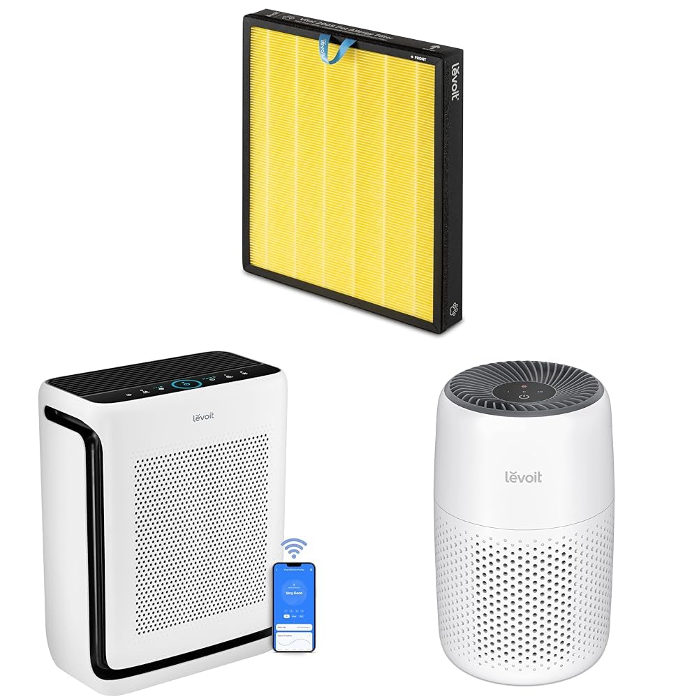 Version 1.0.0 Purificador de aire LEVOIT Vital 200S-P para mascotas dormitorio hogar HEPA