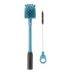 Botella de Agua Térmica Termo Owala FreeSip Acero Inoxidable con Funda de Silicona Antideslizante y Cepillo Limpiador 2
