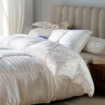 Edredon alternativa plumon Blue Ridge Home Fashions 120002-02 Duraloft algodon 100% damasquinado 500 hilos ligero tamano