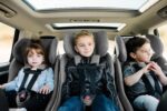 Clek Foonf Asiento de Auto Convertible con LATCH Rígido, sistema de seguridad Crumple Zone, Reposacabezas Ajustable, Dis