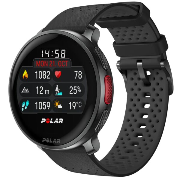 POLAR Sport Watch with GPS, Heart Rate Monitor, and Extended Battery Life, SmartWatch for Men and Women, Offline Maps, R