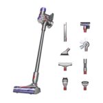 Aspiradora Inalámbrica de Palo Dyson V8 Extra – Motor Digital V8, 40 Min Autonomía, Cabezal Motorbar Antienredos, 9 Acce